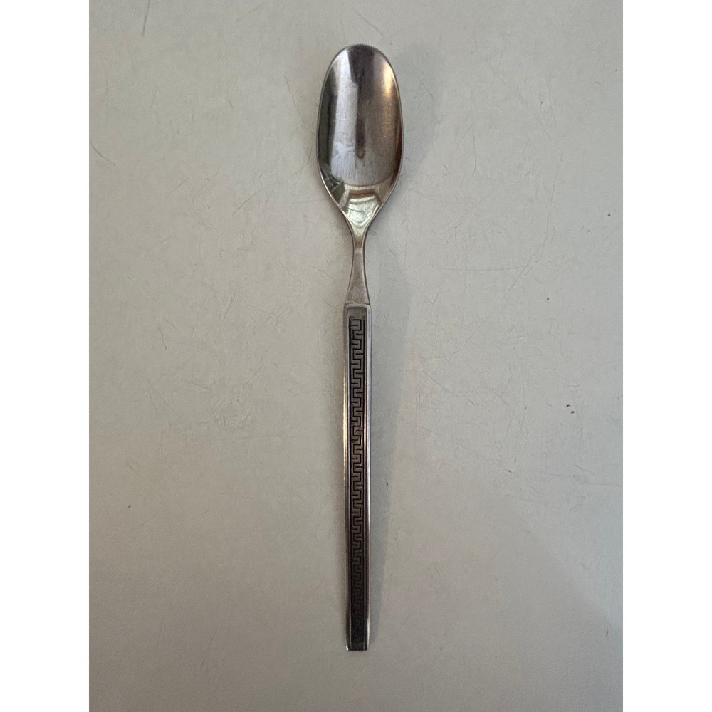 Vintage MCM Noritake Stainless EROS Flatware, 1‎ Iced Teaspoon, Eros, Japan NTK